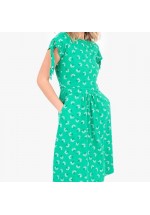 Brakeburn Eva Jersey Dress (Green) SS22